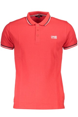 CAVALLI CLASS POLO KRÓTKIE RĘKAWY MĘSKIE CZERWONE (Rosso)