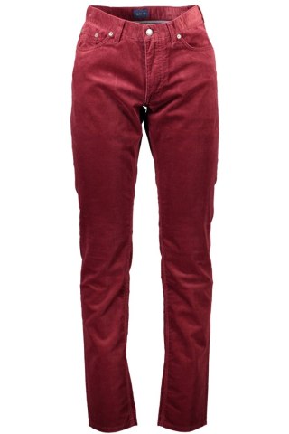GANT MĘSKIE SPODNIE CZERWONE (Rosso)