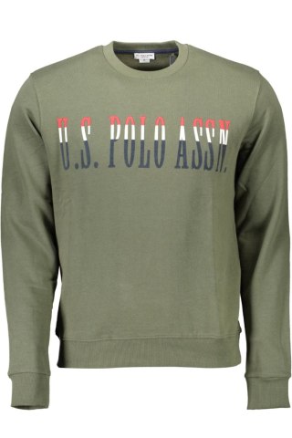 BLUZA POLO BEZ ZAMKA MĘSKA ZIELONA (Verde)