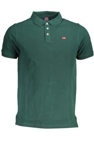 NORWEGIA 1963 MĘSKA KOSZULKA POLO Z KRÓTKIM RĘKAWEM ZIELONA (Verde)