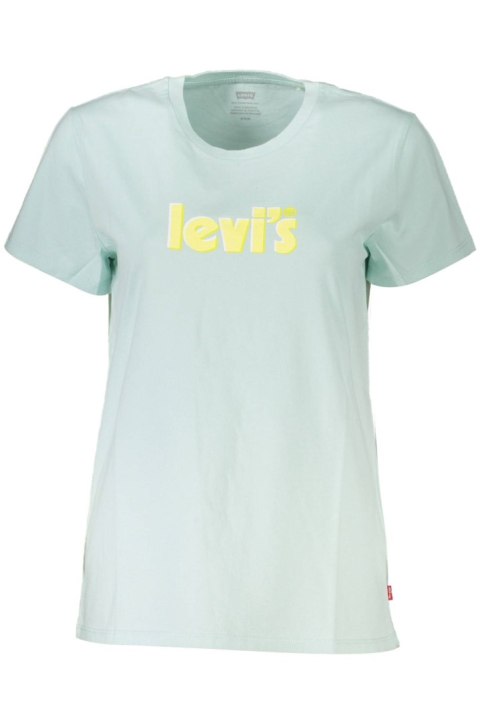 KOSZULKA Z KRÓTKIM RĘKAWEM LEVI'S DAMSKA NIEBIESKA (Azzurro) KOSZULKA Z KRÓTKIM RĘKAWEM LEVI'S DAMSKA NIEBIESKA (Azzurro)