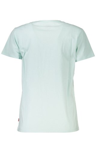 KOSZULKA Z KRÓTKIM RĘKAWEM LEVI&#39;S DAMSKA NIEBIESKA (Azzurro)