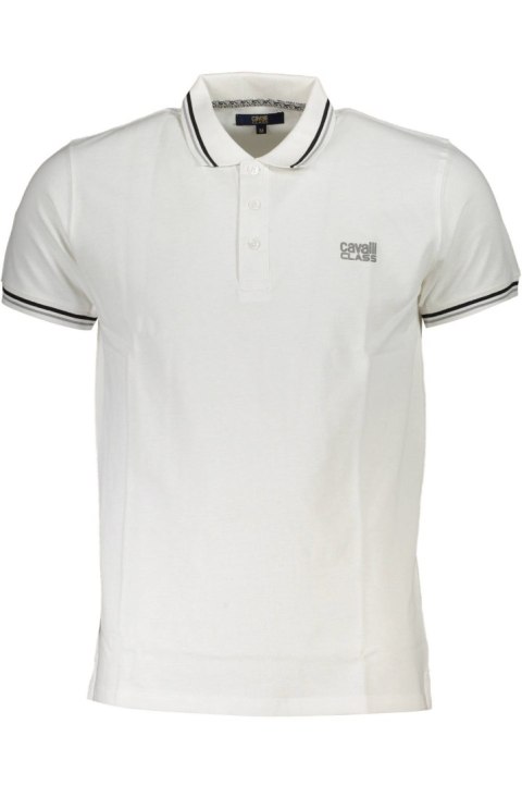 CAVALLI CLASS POLO KRÓTKI RĘKAW MĘSKI BIAŁE (Bianco)