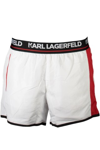 KARL LAGERFELD BEACHSEAR KOSTIUM KĄPIELOWY DÓŁ MĘSKI BIAŁE (Bianco)