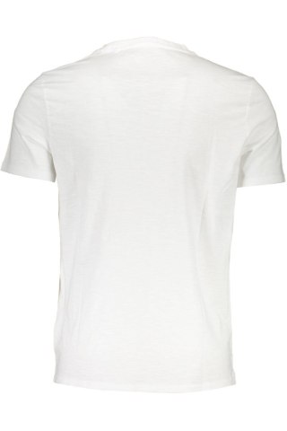 KOSZULKA Z KRÓTKIM RĘKAWEM GUESS JEANS MĘSKA BIAŁA (Bianco)