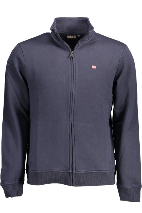 BLUZA MĘSKA NAPAPIJRI Z ZAPINKIEM NIEBIESKA (Blu) BLUZA MĘSKA NAPAPIJRI Z ZAPINKIEM NIEBIESKA (Blu)