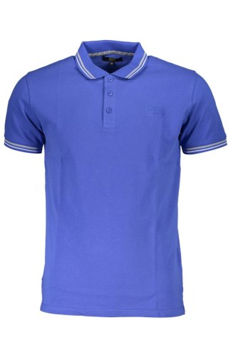 CAVALLI CLASS POLO KRÓTKI RĘKAW MĘSKI NIEBIESKI (Blu)