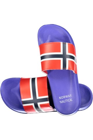 NORWEGIA 1963 MĘSKIE NIEBIESKIE KLAPKI OBUWIE (Blu)