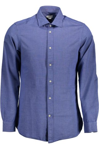 KOSZULKA POLO Z DŁUGIM RĘKAWEM MĘSKA NIEBIESKA (Blu)