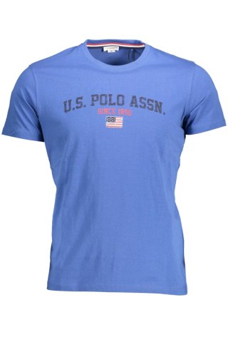KOSZULKA POLO Z KRÓTKIM RĘKAWEM MĘSKA NIEBIESKA (Blu)