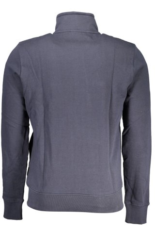 BLUZA MĘSKA NAPAPIJRI Z ZAPINKIEM NIEBIESKA (Blu)