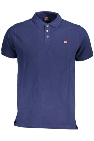NORWEGIA 1963 MĘSKA KOSZULKA POLO Z KRÓTKIM RĘKAWEM NIEBIESKA (Blu)