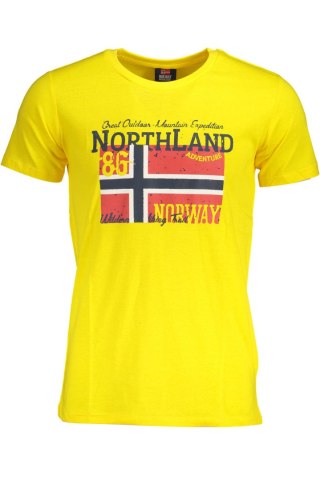 NORWEGIA 1963 ŻÓŁTA MĘSKA KOSZULKA Z KRÓTKIM RĘKAWEM (Giallo)