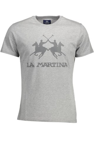 LA MARTINA KOSZULKA Z KRÓTKIM RĘKAWEM MĘSKA SZARA (Grigio)