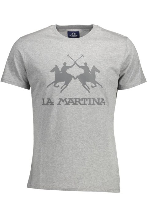 LA MARTINA KOSZULKA Z KRÓTKIM RĘKAWEM MĘSKA SZARA (Grigio) LA MARTINA KOSZULKA Z KRÓTKIM RĘKAWEM MĘSKA SZARA (Grigio)
