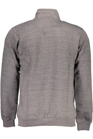 GIAN MARCO VENTURI MĘSKA BLUZA Z ROZPINANYM NA ZAMEK SZARA (Grigio)