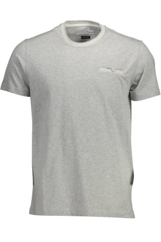 HARMONT & BLAINE MĘSKA KOSZULKA Z KRÓTKIM RĘKAWEM W KOLORZE SZARYM (Grigio)