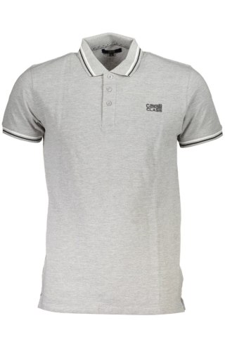 CAVALLI CLASS POLO KRÓTKI RĘKAW MĘSKI SZARY (Grigio)