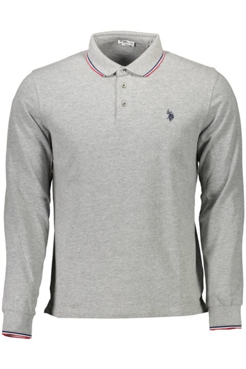 POLO Z DŁUGIM RĘKAWEM MĘSKIE POLO SZARE (Grigio) POLO Z DŁUGIM RĘKAWEM MĘSKIE POLO SZARE (Grigio)