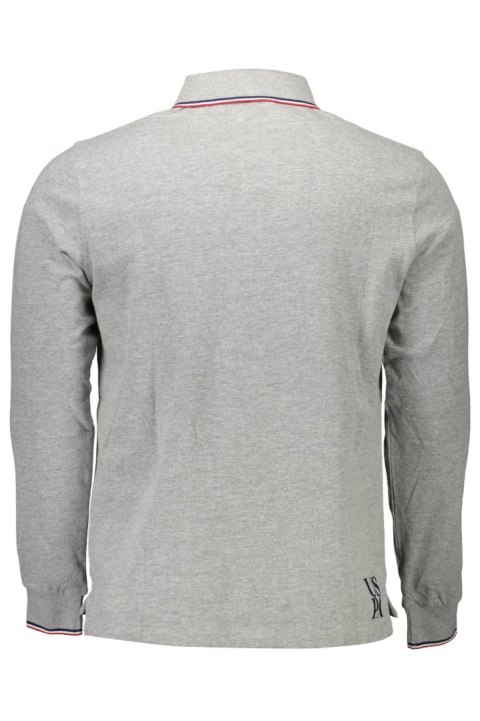 POLO Z DŁUGIM RĘKAWEM MĘSKIE POLO SZARE (Grigio) POLO Z DŁUGIM RĘKAWEM MĘSKIE POLO SZARE (Grigio)