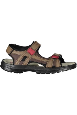 CARRERA FOOTWEAR SANDAŁY MĘSKIE BRĄZOWE (Marrone)