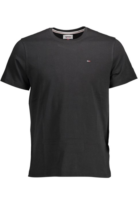 TOMMY HILFIGER KOSZULKA Z KRÓTKIM RĘKAWEM MĘSKA CZARNA (Nero) TOMMY HILFIGER KOSZULKA Z KRÓTKIM RĘKAWEM MĘSKA CZARNA (Nero)