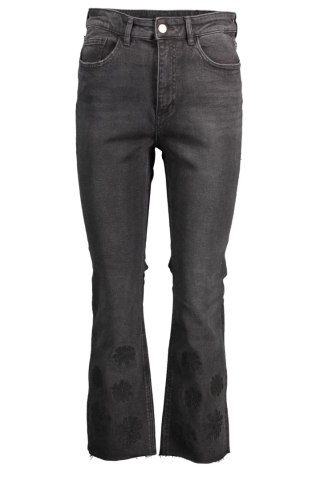 Czarne jeansy damskie Desigual (Nero)