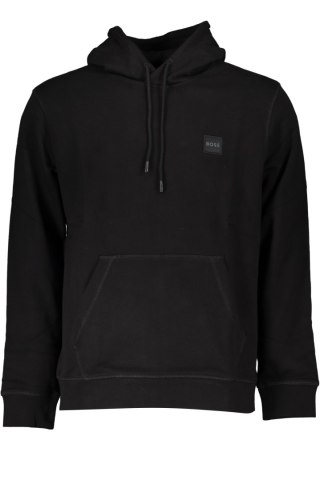 BOSS MĘSKA BLUZA BEZ ZAMKA CZARNA (Nero)