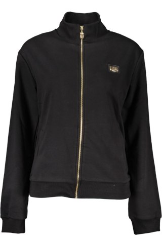 CAVALLI CLASS DAMSKA BLUZA Z ROZPINANYM NA ZAMEK CZARNY (Nero)