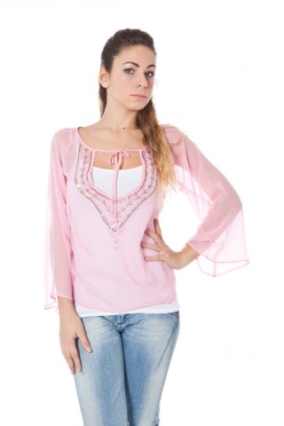 KOSZULKA Z DŁUGIM RĘKAWEM PHARD DAMSKA RÓŻOWA (Rosa)