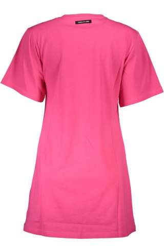 KOSZULKA CAVALLI CLASS KRÓTKI RĘKAW DAMSKA RÓŻOWA (Rosa)