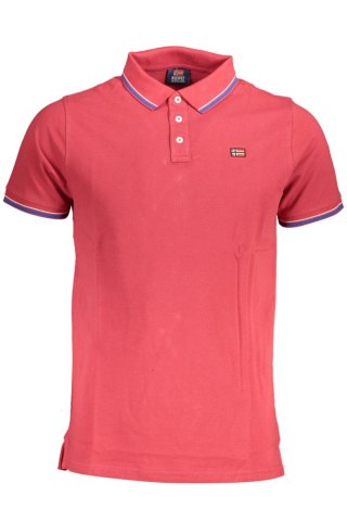 NORWEGIA 1963 MĘSKA KOSZULKA POLO Z KRÓTKIM RĘKAWEM CZERWONA (Rosso)