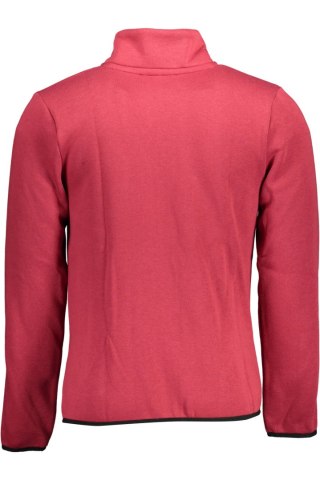 NORWEGIA 1963 CZERWONA MĘSKA BLUZA Z ROZPINANYM SZYLEM (Rosso)