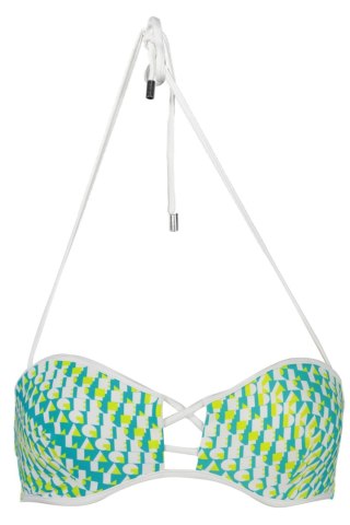 KARL LAGERFELD BEACHSEAR KOSTIUM KĄPIELOWY GÓRA DAMSKA ZIELONY (Verde)