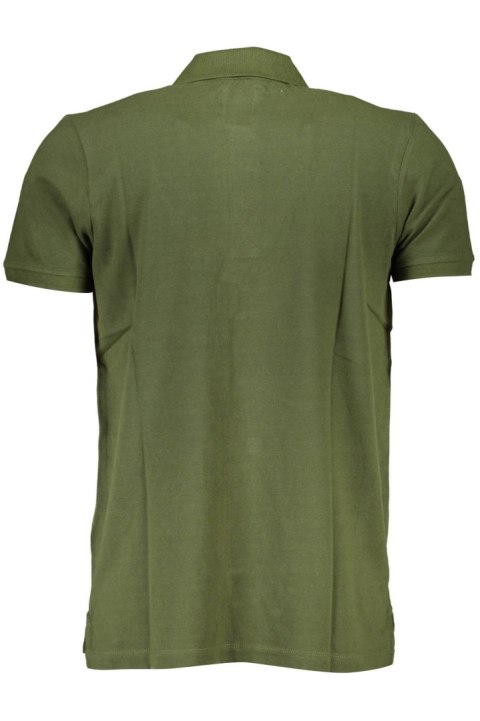 GIAN MARCO VENTURI MĘSKA KOSZULKA POLO Z KRÓTKIM RĘKAWEM W KOLORZE ZIELONYM (Verde) GIAN MARCO VENTURI MĘSKA KOSZULKA POLO Z KRÓTKIM RĘKAWEM W KOLORZE ZIELONYM (Verde)