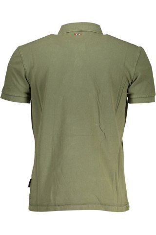 KOSZULKA POLO NAPAPIJRI Z KRÓTKIM RĘKAWEM MĘSKA ZIELONA (Verde)