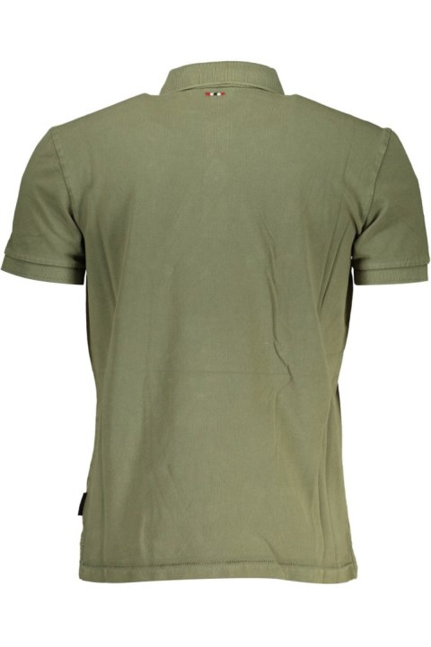 KOSZULKA POLO NAPAPIJRI Z KRÓTKIM RĘKAWEM MĘSKA ZIELONA (Verde) KOSZULKA POLO NAPAPIJRI Z KRÓTKIM RĘKAWEM MĘSKA ZIELONA (Verde)