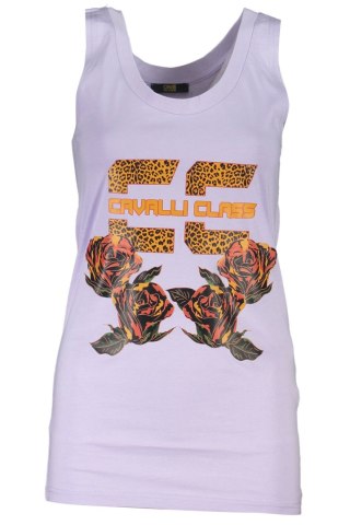 CAVALLI CLASS FIOLETOWY TANK TOP DLA DAMSKICH (Viola)