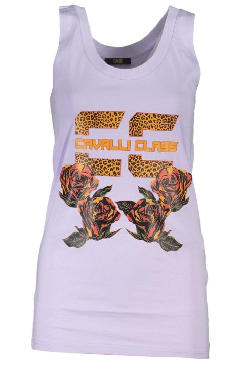 CAVALLI CLASS FIOLETOWY TANK TOP DLA DAMSKICH (Viola) CAVALLI CLASS FIOLETOWY TANK TOP DLA DAMSKICH (Viola)