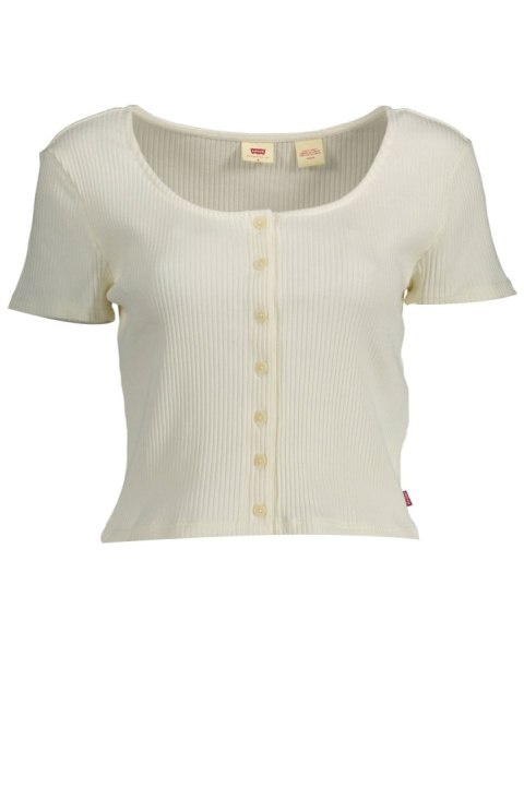 KOSZULKA Z KRÓTKIM RĘKAWEM LEVI'S DAMSKA BIAŁA (Bianco) KOSZULKA Z KRÓTKIM RĘKAWEM LEVI'S DAMSKA BIAŁA (Bianco)