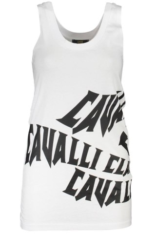CAVALLI CLASS DAMSKI TANK TOP BIAŁY (Bianco)
