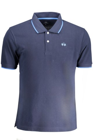 LA MARTINA MĘSKA KOSZULKA POLO Z KRÓTKIM RĘKAWEM NIEBIESKA (Blu)