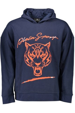 BLUZA PLEIN SPORT BEZ ZAMKA MĘSKA NIEBIESKA (Blu)