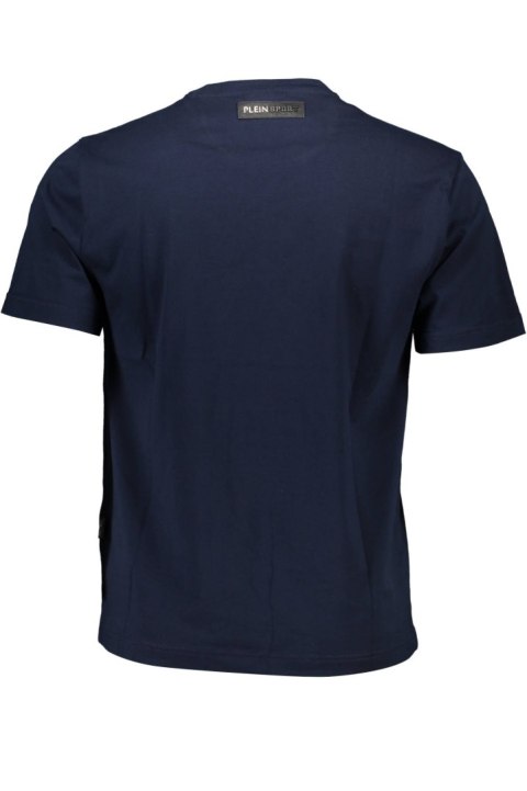 KOSZULKA Z KRÓTKIM RĘKAWEM PLEIN SPORT MĘSKA NIEBIESKA (Blu) KOSZULKA Z KRÓTKIM RĘKAWEM PLEIN SPORT MĘSKA NIEBIESKA (Blu)