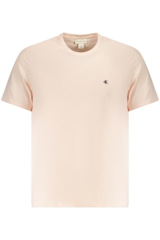 CALVIN KLEIN MĘSKA KOSZULKA Z KRÓTKIM RĘKAWEM RÓŻOWA (Rosa)