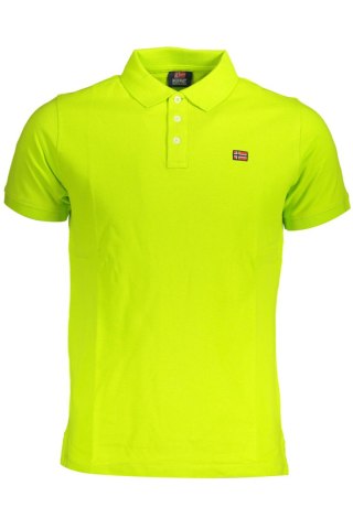 NORWEGIA 1963 MĘSKA KOSZULKA POLO Z KRÓTKIM RĘKAWEM ŻÓŁTA (Giallo)