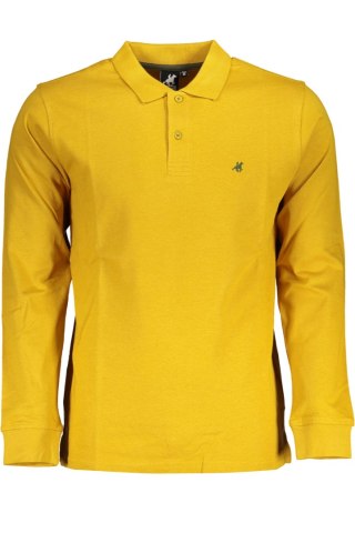 US GRAND POLO MĘSKA KOSZULKA POLO Z DŁUGIM RĘKAWEM ŻÓŁTA (Giallo)