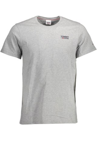 TOMMY HILFIGER MĘSKA KOSZULKA Z KRÓTKIM RĘKAWEM SZARA (Grigio)