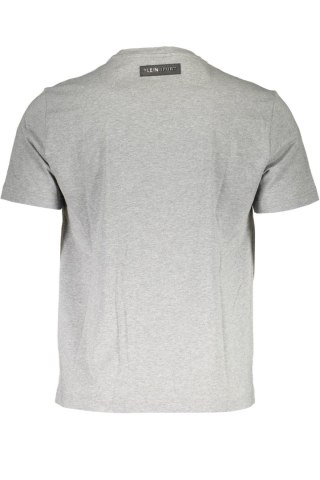 KOSZULKA Z KRÓTKIM RĘKAWEM PLEIN SPORT MĘSKA SZARA (Grigio)