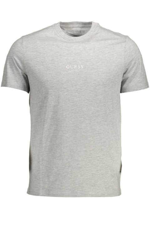 KOSZULKA Z KRÓTKIM RĘKAWEM GUESS JEANS MĘSKA SZARA (Grigio) KOSZULKA Z KRÓTKIM RĘKAWEM GUESS JEANS MĘSKA SZARA (Grigio)